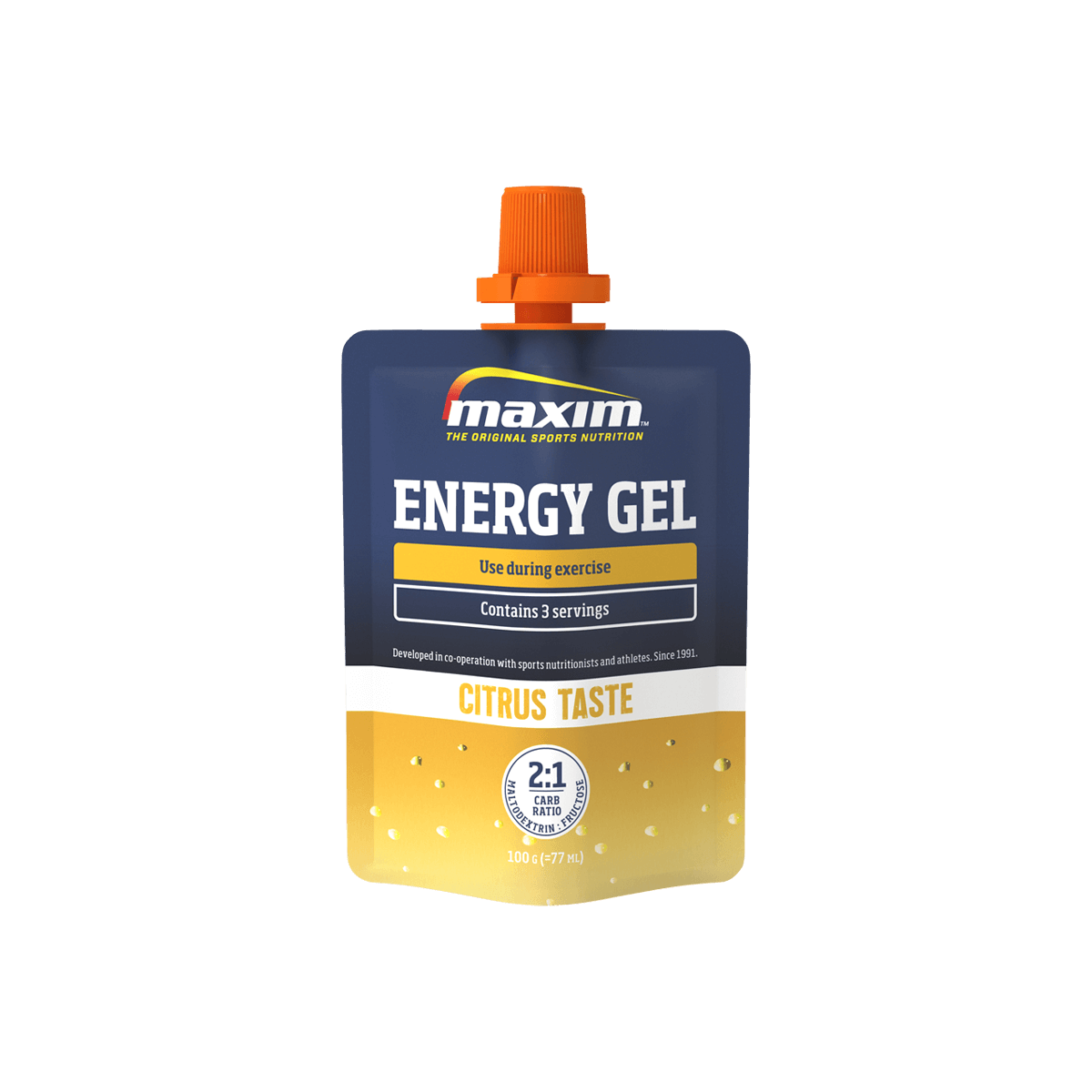 Instant Energy Gel Citrus 100g Maxim.fi
