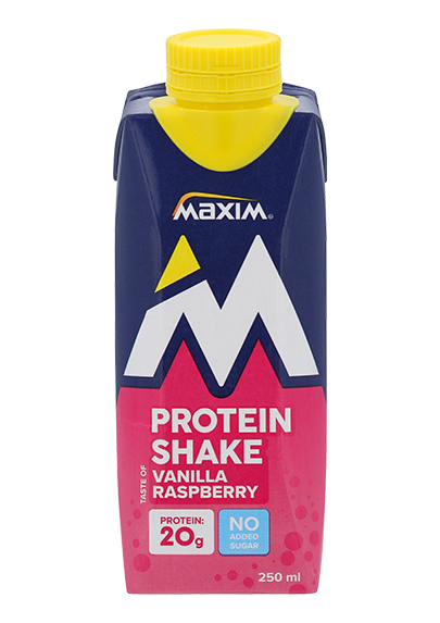 Maxim Protein shake Vanilla Rasberry